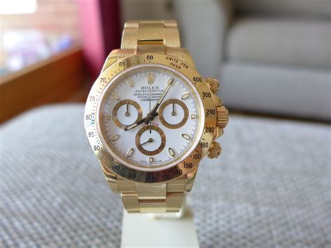 daytona 18k gold rolex|solid gold rolex daytona price.